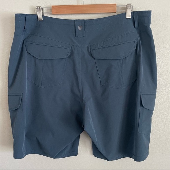 Kuhl Free Flex Cargo Shorts Women’s 10” Rainstorm Blue Size 18W - Picture 8 of 16